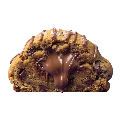 Nutella-filled choc chip cookie